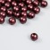A set of plastic beads "Astra", 10 mm, 25 g, brown