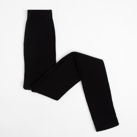 Leggings of nursery tange is plain, black color, height 140-146