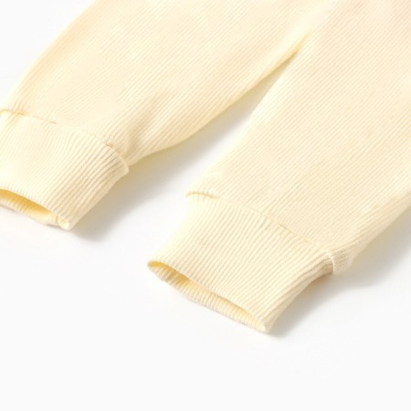 Set (longshit and trousers) children's minku, ivory color, height 86-92 cm-9