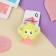 Hair gum "Baby" (set 2 pcs) Little queen, 3 cm, yellow