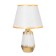 Table lamp "Carmen" 1x40W E14 white/gold 24x24x40cm
