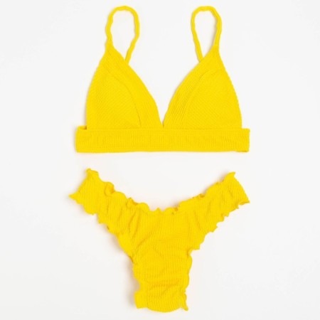 Separate Minaku swimsuit with assemblies yellow color, size 44-7