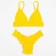 Separate Minaku swimsuit with assemblies yellow color, size 44