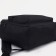 A backpack with a zipper, black color, "anime"