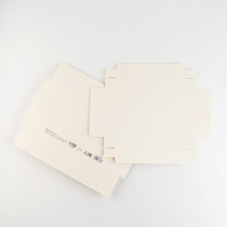 Gift folding box, packaging, "beige", 21 x 15 x 7 cm-5