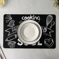 Serving napkin on the table 