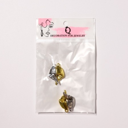 Magnetic Castle "Wings" (set 2 pcs.), The color of silver-gold-3