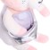 Soft toy "Lama Moon", 30 cm, pink color
