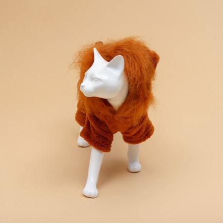 The overalls for animals "Leo", size XL (DS 40, OG 50, Osh 38 cm), brown-3
