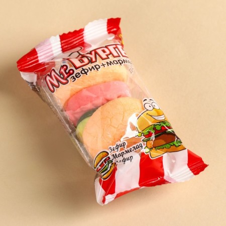 Marshmallo-Burger "Burger, for the one on the diet", 18 g.-3