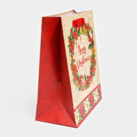 Gift, laminated, "wreath", 18 x 23 x 10 cm-2