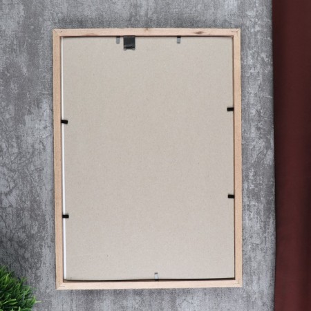 Photo frame Pine C14 21x30 cm, 002 Walnut (plastic screen)-3