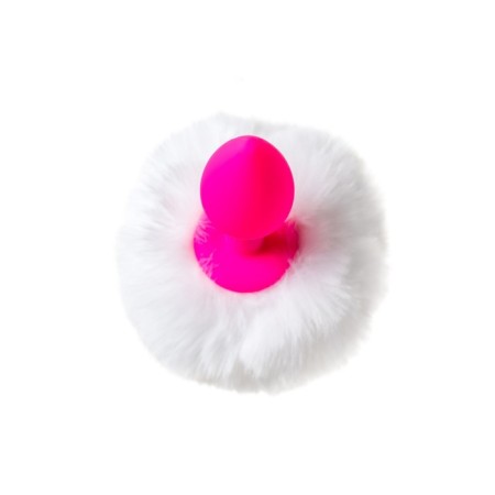 Anal sleeve Todo byfa Sweet Bunny, tail, silicone, d = 2.8 cm, 13 cm, pink color 90768-5