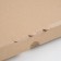 Pizza box, brown, 25.5 x 25.5 x 3 cm