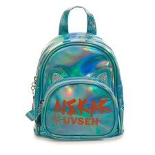 Bag-rugboat for girls, size 18.5x12x19 cm, blue color
