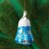 New Year. Chocolate figure "Bell" on a thread, mix, 15 g