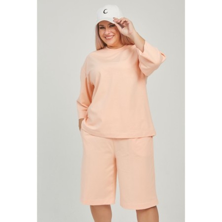 Female suit, size 58, powder color-1
