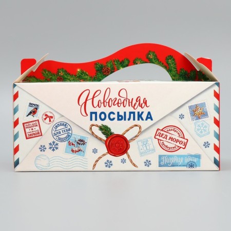Folding box "New Year's Post", 23x 10 x 15 cm, New Year-3