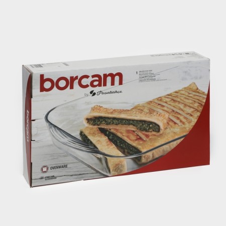 Form for baking and baking of heat -resistant glass, 3.85 liters, rectangular-9