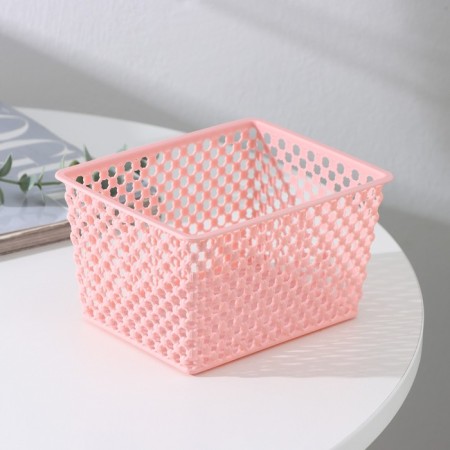Basket for storage "Basket", plastic, 14.5 × 11.5 × 8 cm, color mix