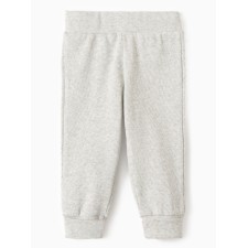 Брюки детские MINAKU, цвет серый меланж, рост 80-86 см
