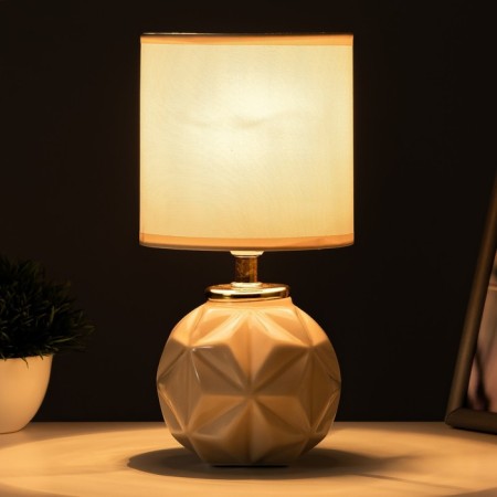 Julius table lamp E14 40W Beige 13x13x25 cm Risalux-1