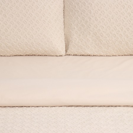 Lovelife Tufting Lowel Lowel Square "Square" 143*215cm-2pcs, 230*240cm, 50*70cm-2pcs, beige color, 110 g/m-1