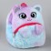 Baby plush backpack for the girl "Cat Fluffics", 24 × 22 × 7 cm