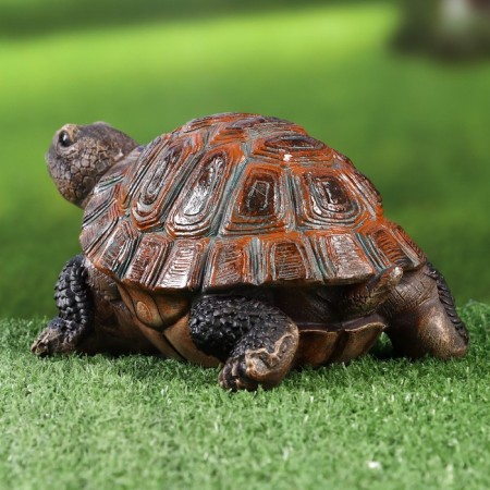 Garden figure "Turtle" brown, 19x13x10cm-4