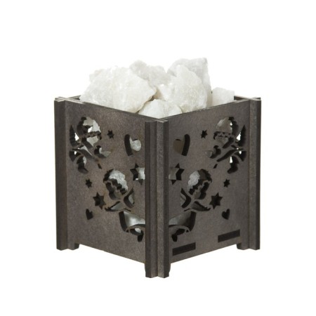 Salt lamp "Basket B Angels" E14 15W 1.8 kg Dimmer 14x14x18 cm-5