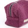 Women's road cosmetic bag with a Textura lining, purple color