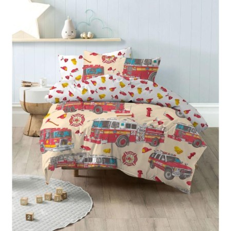 Bed linen 1.5 joint venture "Firefighters", size 145x210 cm, 145x210 cm, 50x70 cm