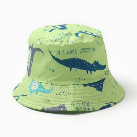Panama Children's KAFTAN "Crocodiles" R.52 Green
