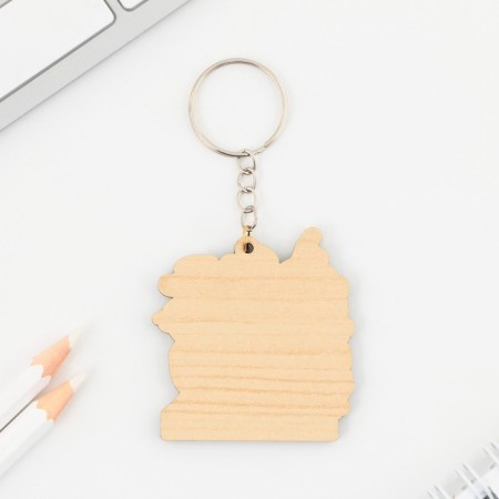 Wooden keychain "Bashkortostan", 4.9 x 5.2 cm-3