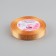 Satin tape "Stars", 15 mm × 23 ± 1 m, golden red color No. 097