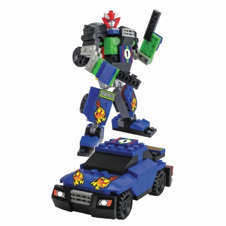 Constructor-transformer "Krasbot", 82 details, color mix-3