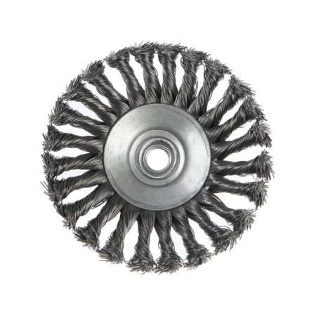 Metal brush for ushm tundra, twisted wire, "plate", M14, 125 mm-4