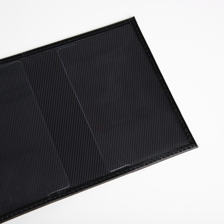 Covers for passport, textura, black color-5