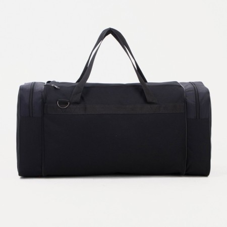 Road bag on lightning, 3 external pockets, a long belt, black color-1