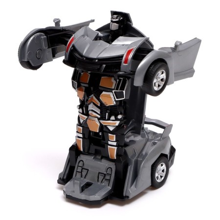 Inertial “sports car” robot, transforms in a collision, mixing color-8