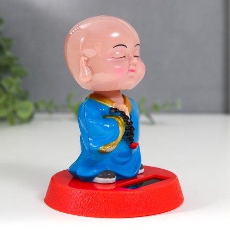 Plastic pendulum from the solar battery "Buddha with tars" 8x8x9 cm-1