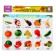 Developing Velcro game "Fruits and Vegetables", according to the method of G. Doman