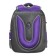 School backpack, 40 x 33 x 19 cm, ergonomic back, stavia "four cats", gray