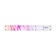 Set of geometric flexible silicone (ruler 30cm+2 squares+transporter) gradient
