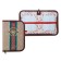 Penal 1 Section 130 x 190 mm, Hatber "Squature", laminated cardboard, beige/red (voluminous 3D risun) NPN_44030