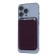Cartholder for phone, leather, magsafe, purple