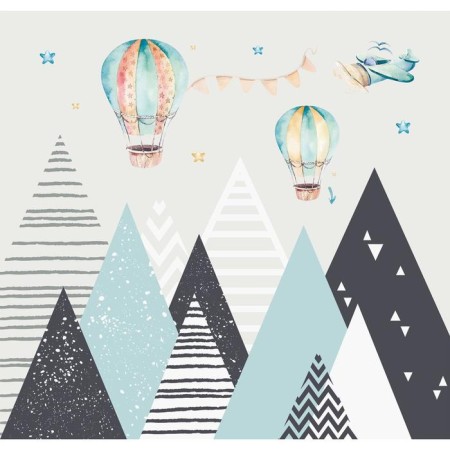 Wallpaper "Scandinavian mountains", 6 sheets, 210 × 200 cm