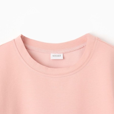 Kids (T -shirt, shorts) minku beige color/ graphite, height 110 cm-6