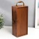 Casket wood, leatherette for a bottle "Grapes" 3 objects 35x11x15.5 cm