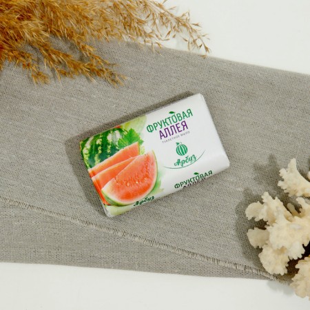 Soap toilet "fruit alley" watermelon, 90 g